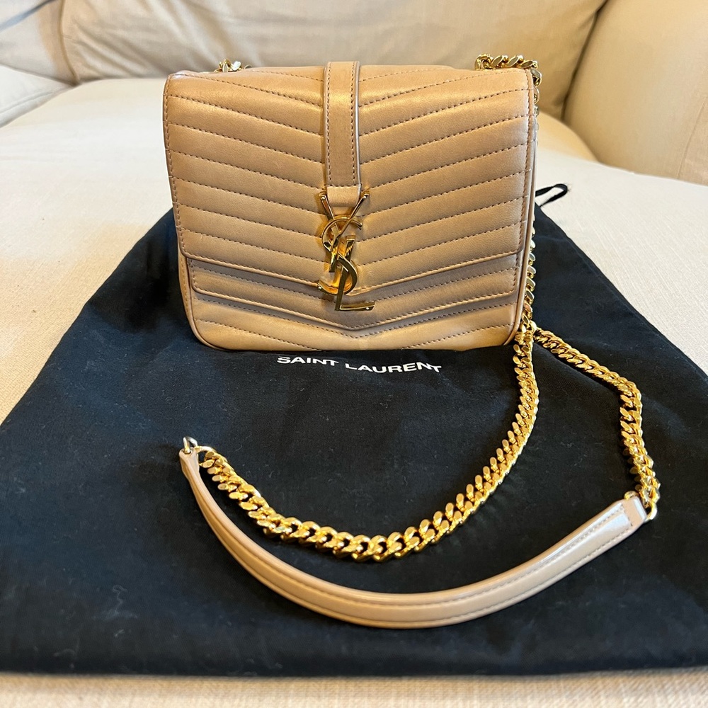 YSL Sulpice Flap Bag in Matelasse Chevron